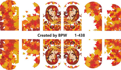 Слайдер-дизайн Осенняя фея из каталога Цветные на светлый фон, в интернет-магазине BPW.style