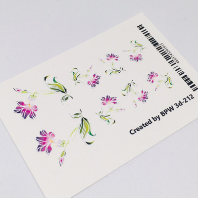 Слайдер-дизайн 3d Цветы из каталога Новинки Весна/Лето, в интернет-магазине BPW.style