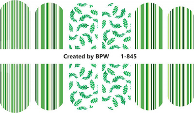 Слайдер-дизайн Зеленый микс из каталога Цветные на светлый фон, в интернет-магазине BPW.style