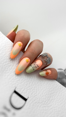 Слайдер-дизайн SPARKLE Осенние листья из каталога Слайдеры SPARKLE, в интернет-магазине BPW.style