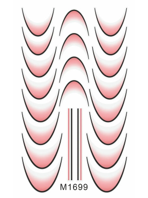 Слайдер Mezze набор Френч двойной (без вырезания) из каталога Слайдеры MEZZE Наборы 8 шт, в интернет-магазине BPW.style