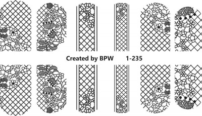 Слайдер-дизайн Черные узор с сеткой из каталога Цветные на светлый фон, в интернет-магазине BPW.style
