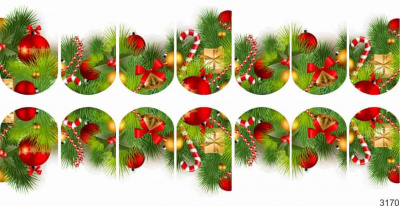 Слайдер-дизайн Рождественский из каталога Цветные на светлый фон, в интернет-магазине BPW.style