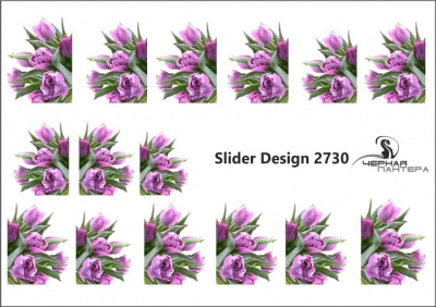 Слайдер-дизайн Тюльпаны из каталога Цветные на светлый фон, в интернет-магазине BPW.style