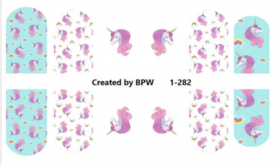 Слайдер-дизайн Единорог из каталога Цветные на светлый фон, в интернет-магазине BPW.style