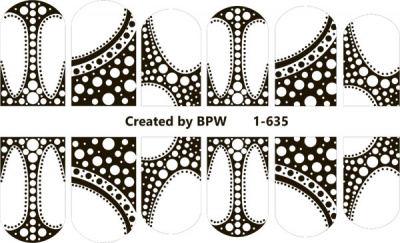 Слайдер-дизайн Черный узор из каталога Цветные на светлый фон, в интернет-магазине BPW.style