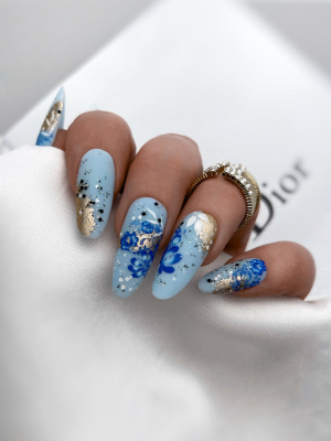 Слайдер Mezze набор Гжель из каталога Слайдеры MEZZE Наборы 8 шт, в интернет-магазине BPW.style