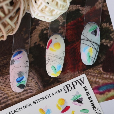 Слайдер-дизайн металлик  Мазки краски с серебром из каталога FLASH СЛАЙДЕРЫ, в интернет-магазине BPW.style