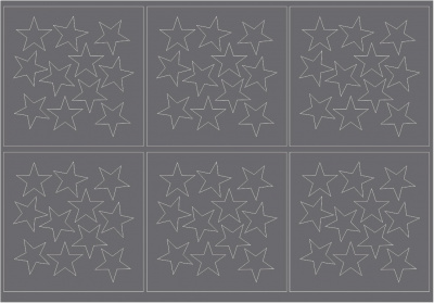 Трафареты для аэрографии Звезды из каталога Для аэрографии, в интернет-магазине BPW.style
