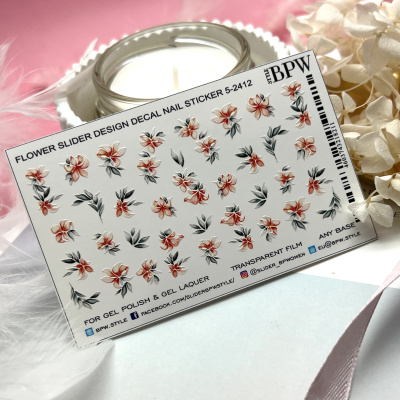 Слайдер-дизайн Персиковые цветы из каталога Новинки! ОСЕНЬ 2018!, в интернет-магазине BPW.style