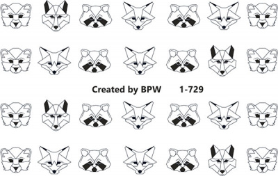 Слайдер-дизайн Животные из каталога Цветные на светлый фон, в интернет-магазине BPW.style
