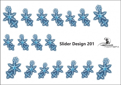 Слайдер-дизайн Снежинка из каталога Цветные на светлый фон, в интернет-магазине BPW.style