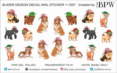 Слайдер-дизайн Собачки из каталога Цветные на светлый фон, в интернет-магазине BPW.style