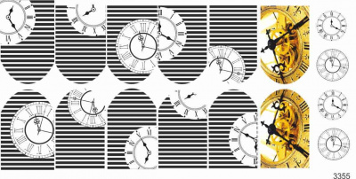 Слайдер-дизайн Часы из каталога Цветные на светлый фон, в интернет-магазине BPW.style