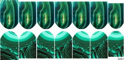 Слайдер-дизайн Зеленый камень из каталога Цветные на светлый фон, в интернет-магазине BPW.style