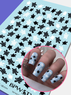 Слайдер-дизайн Черепашки из каталога Цветные на любой фон, в интернет-магазине BPW.style