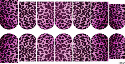 Слайдер-дизайн Фиолетовый леопард из каталога Цветные на светлый фон, в интернет-магазине BPW.style