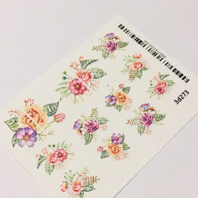 Слайдер-дизайн 3D Акварельные цветы из каталога Новинки Весна/Лето, в интернет-магазине BPW.style