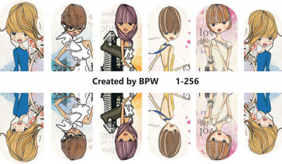 Слайдер-дизайн Модницы из каталога Цветные на светлый фон, в интернет-магазине BPW.style