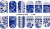 Слайдер-дизайн Голубой орнамент из каталога Слайдер дизайн для ногтей, в интернет-магазине BPW.style