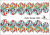 Слайдер-дизайн Цветные узоры из каталога Слайдер дизайн для ногтей, в интернет-магазине BPW.style