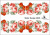 Слайдер-дизайн Винтажные цветы из каталога Цветные на светлый фон, в интернет-магазине BPW.style