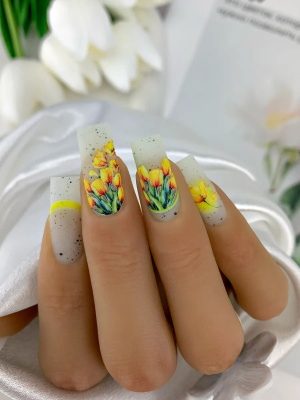 Слайдер-дизайн Фигурный Тюльпан из каталога Фигурные слайдеры, в интернет-магазине BPW.style