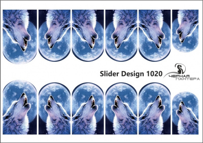 Слайдер-дизайн Волк из каталога Цветные на светлый фон, в интернет-магазине BPW.style