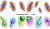 Слайдер-дизайн Перья павлина из каталога Цветные на светлый фон, в интернет-магазине BPW.style