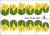 Слайдер-дизайн Желтые тюльпаны из каталога Цветные на светлый фон, в интернет-магазине BPW.style