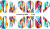 Слайдер-дизайн Цветная геометрия из каталога Цветные на светлый фон, в интернет-магазине BPW.style