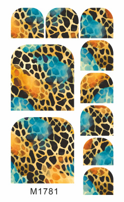 Слайдер Mezze набор Педикюр дикий мир из каталога Слайдеры MEZZE Наборы 8 шт, в интернет-магазине BPW.style