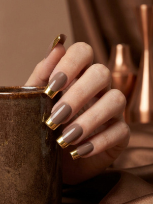 Пленка маникюр Золотой френч 2 из каталога Пленка AMOREnails, в интернет-магазине BPW.style