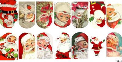 Слайдер-дизайн Санта Клаус из каталога Цветные на светлый фон, в интернет-магазине BPW.style