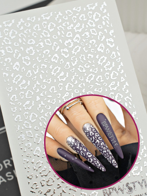 Слайдер-дизайн SPARKLE леопард серебро из каталога Слайдеры SPARKLE, в интернет-магазине BPW.style