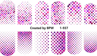 Слайдер-дизайн Фиолетовый узор из каталога Цветные на светлый фон, в интернет-магазине BPW.style