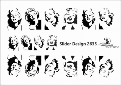 Слайдер-дизайн Мерилин Монро из каталога Цветные на светлый фон, в интернет-магазине BPW.style