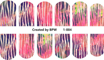 Слайдер-дизайн Принт зебра из каталога Цветные на светлый фон, в интернет-магазине BPW.style
