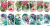 Слайдер-дизайн Тропики микс из каталога Цветные на светлый фон, в интернет-магазине BPW.style