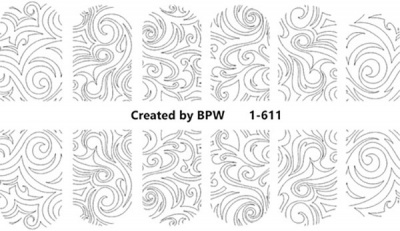 Слайдер-дизайн Узор из каталога Цветные на светлый фон, в интернет-магазине BPW.style