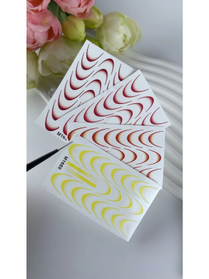 Слайдер Mezze набор Френч овал (без вырезания) из каталога Слайдеры MEZZE Наборы 8 шт, в интернет-магазине BPW.style