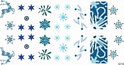 Слайдер-дизайн Зимний микс из каталога Цветные на светлый фон, в интернет-магазине BPW.style