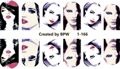 Слайдер-дизайн Портреты из каталога Цветные на светлый фон, в интернет-магазине BPW.style