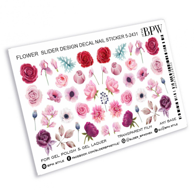 Слайдер-дизайн Цветы акварель 1 из каталога Новинки! ОСЕНЬ 2018!, в интернет-магазине BPW.style