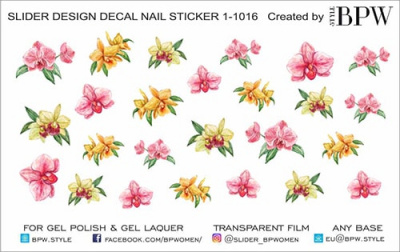 Слайдер-дизайн Орхидеи из каталога Цветные на любой фон, в интернет-магазине BPW.style