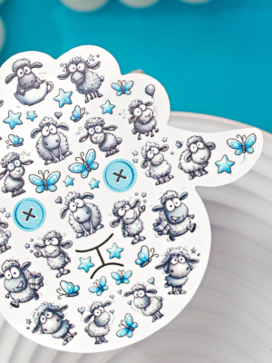 Слайдер-дизайн Фигурный Барашек грустный из каталога Фигурные слайдеры, в интернет-магазине BPW.style