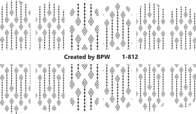 Слайдер-дизайн Орнамент из каталога Цветные на светлый фон, в интернет-магазине BPW.style