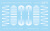 Слайдер дизайн градиент Геометрия белый из каталога Цветные на любой фон, в интернет-магазине BPW.style