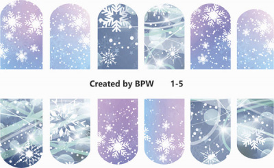 Слайдер-дизайн Вьюга из каталога Цветные на светлый фон, в интернет-магазине BPW.style