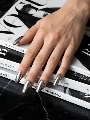 Пленка маникюр Серебро из каталога Пленка AMOREnails, в интернет-магазине BPW.style